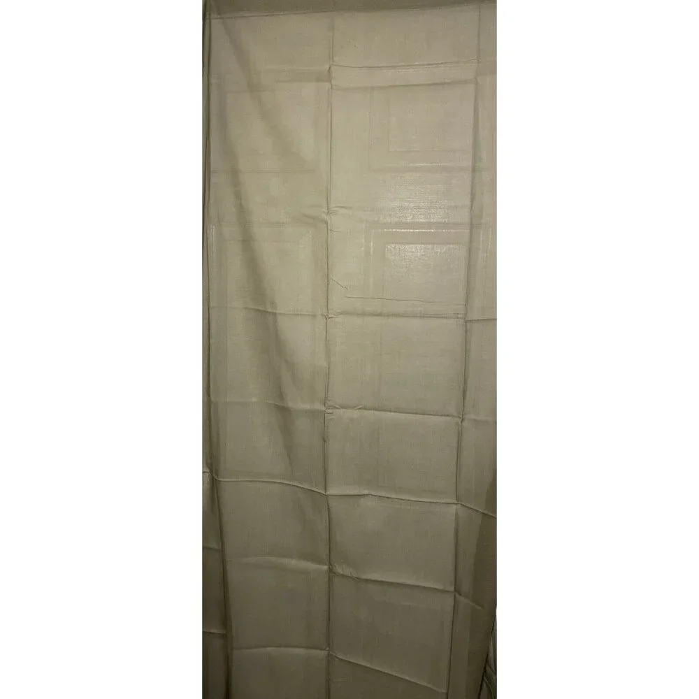 Pottery Barn Sheer‎ Curtain Panels Classic Voile Drapes Set 2 Green 44x84 Pair